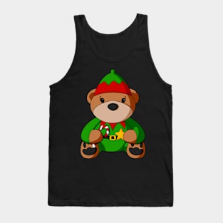 Elf Teddy Bear Tank Top